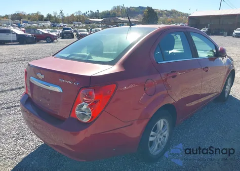 2014 Chevrolet Sonic Lt Auto из США, поврежденный, VIN 1G1JC5SH1E4145813